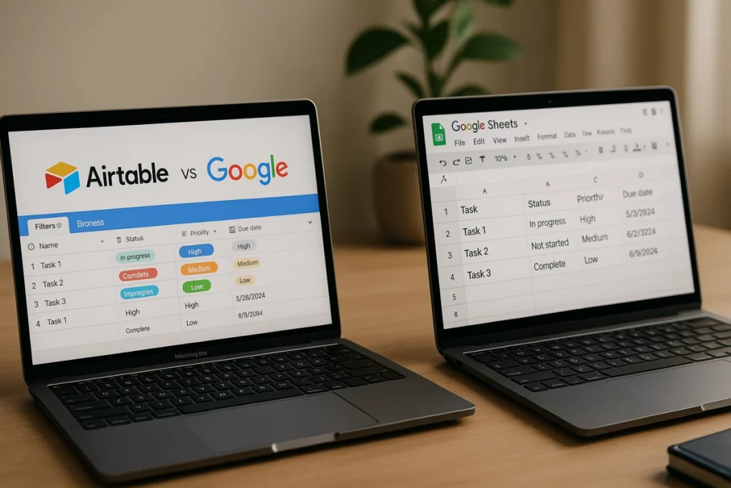 Airtable vs. Google Sheets Which No‑Code Database Fits Your Workflow